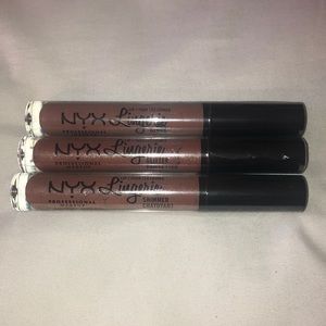 3 pack NYX lip gloss (shade butter)